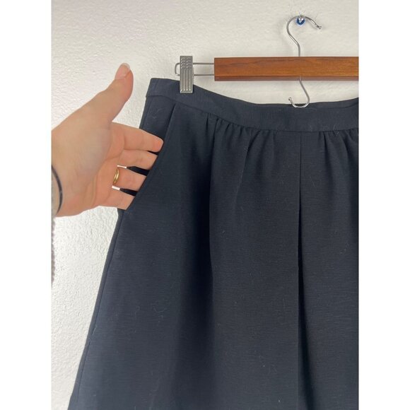 TIBI Oil Slick Ponte Skort, Black, Size 10, NWT! - Picture 3 of 7